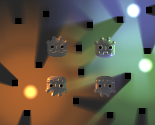 柔和阴影（PCF13，滤镜平滑度 1.5）