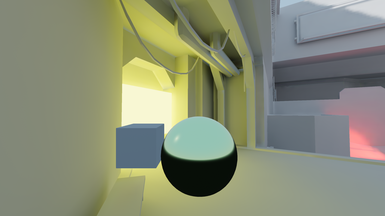 LightmapGI 已启用（直接和间接烘焙光照）。